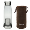 Стеклянная бутылка воды с защитной сумке & сетчатый фильтр